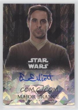 2016 Topps Star Wars: The Force Awakens Chrome - Autographs - Atomic Refractor #_EMEL - Emun Elliott as Major Brance /99