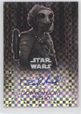 2016 Topps Star Wars: The Force Awakens Chrome - Autographs - X-Fractor #_DAACT - David Acord, Voice of Teedo /25