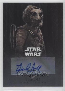 2016 Topps Star Wars: The Force Awakens Chrome - Autographs #_DAACT - David Acord, Voice of Teedo