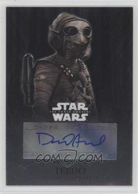 2016 Topps Star Wars: The Force Awakens Chrome - Autographs #_DAACT - David Acord, Voice of Teedo