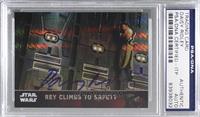 Rey Climbs to Safety [PSA/DNA Certified Encased] #/99