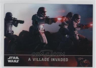 2016 Topps Star Wars: The Force Awakens Chrome - [Base] - Refractor #4 - A Village Invaded