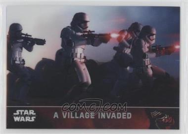 2016 Topps Star Wars: The Force Awakens Chrome - [Base] - Refractor #4 - A Village Invaded