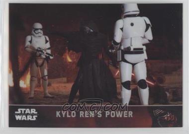 2016 Topps Star Wars: The Force Awakens Chrome - [Base] - Refractor #7 - Kylo Ren's Power