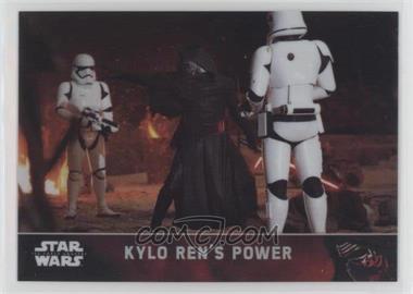 2016 Topps Star Wars: The Force Awakens Chrome - [Base] - Refractor #7 - Kylo Ren's Power