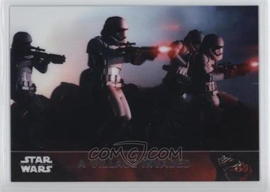2016 Topps Star Wars: The Force Awakens Chrome - [Base] #4 - A Village Invaded