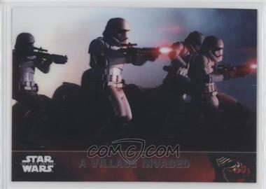 2016 Topps Star Wars: The Force Awakens Chrome - [Base] #4 - A Village Invaded