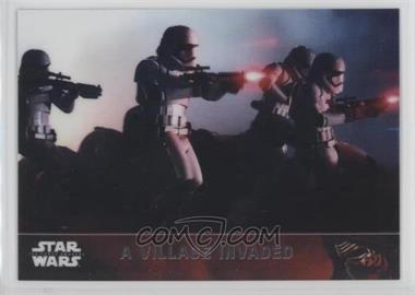 2016 Topps Star Wars: The Force Awakens Chrome - [Base] #4 - A Village Invaded