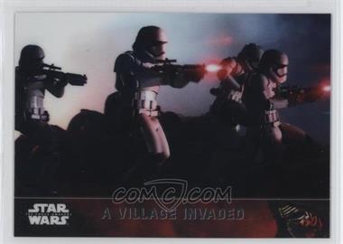 2016 Topps Star Wars: The Force Awakens Chrome - [Base] #4 - A Village Invaded