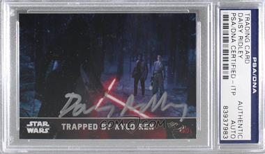 2016 Topps Star Wars: The Force Awakens Chrome - [Base] #89 - Trapped by Kylo Ren [PSA/DNA Encased]