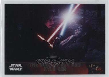 2016 Topps Star Wars: The Force Awakens Chrome - [Base] #92 - The Duel of Rey and Kylo Ren