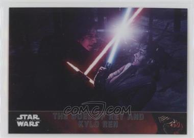 2016 Topps Star Wars: The Force Awakens Chrome - [Base] #92 - The Duel of Rey and Kylo Ren