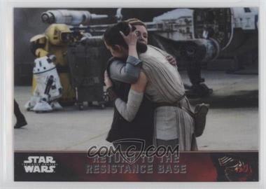 2016 Topps Star Wars: The Force Awakens Chrome - [Base] #99 - Return to the Resistance Base