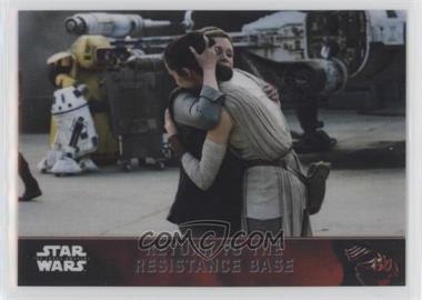 2016 Topps Star Wars: The Force Awakens Chrome - [Base] #99 - Return to the Resistance Base