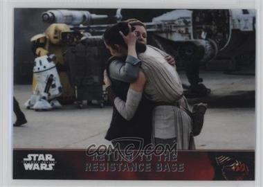 2016 Topps Star Wars: The Force Awakens Chrome - [Base] #99 - Return to the Resistance Base