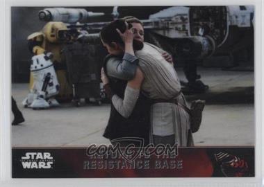 2016 Topps Star Wars: The Force Awakens Chrome - [Base] #99 - Return to the Resistance Base