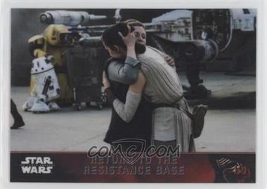 2016 Topps Star Wars: The Force Awakens Chrome - [Base] #99 - Return to the Resistance Base