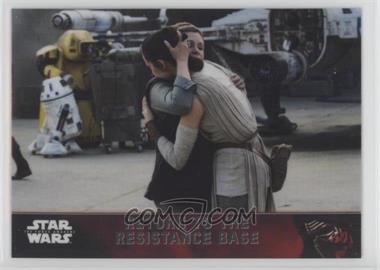 2016 Topps Star Wars: The Force Awakens Chrome - [Base] #99 - Return to the Resistance Base