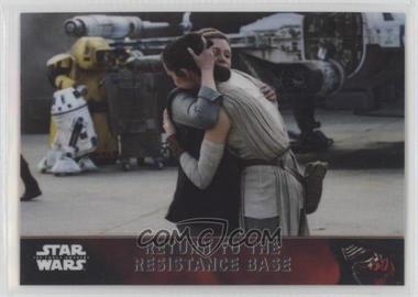 2016 Topps Star Wars: The Force Awakens Chrome - [Base] #99 - Return to the Resistance Base