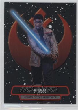 2016 Topps Star Wars: The Force Awakens Chrome - Heroes of the Resistance #1 - Finn
