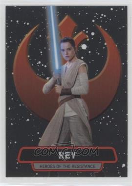 2016 Topps Star Wars: The Force Awakens Chrome - Heroes of the Resistance #2 - Rey