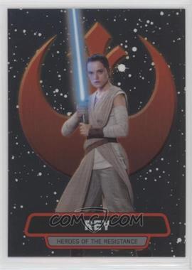 2016 Topps Star Wars: The Force Awakens Chrome - Heroes of the Resistance #2 - Rey