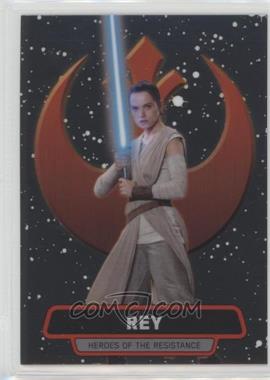 2016 Topps Star Wars: The Force Awakens Chrome - Heroes of the Resistance #2 - Rey