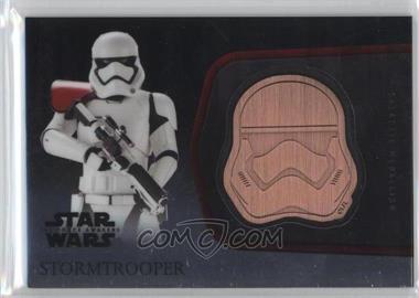 2016 Topps Star Wars: The Force Awakens Chrome - Medallion Relics - Bronze #M-24 - Stormtrooper /50