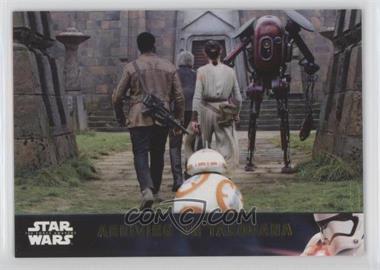 2016 Topps Star Wars: The Force Awakens Series 2 - [Base] - Gold #49 - Arriving on Takodana /100