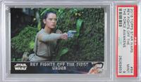 Rey Fights Off The First Order [PSA 9 MINT]