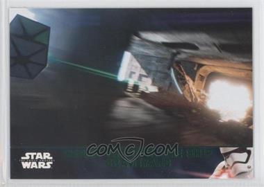 2016 Topps Star Wars: The Force Awakens Series 2 - [Base] - Lightsaber Green #36 - Chase Through the Ship Graveyard