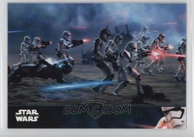 2016 Topps Star Wars: The Force Awakens Series 2 - [Base] - Lightsaber Green #4 - A Village Invaded