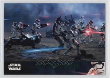 2016 Topps Star Wars: The Force Awakens Series 2 - [Base] - Lightsaber Green #4 - A Village Invaded