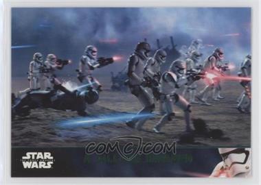 2016 Topps Star Wars: The Force Awakens Series 2 - [Base] - Lightsaber Green #4 - A Village Invaded