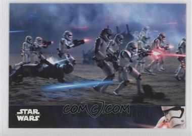 2016 Topps Star Wars: The Force Awakens Series 2 - [Base] - Lightsaber Green #4 - A Village Invaded