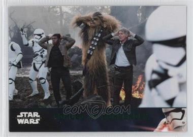 2016 Topps Star Wars: The Force Awakens Series 2 - [Base] - Lightsaber Green #70 - Forced to Surrender