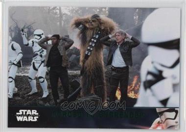 2016 Topps Star Wars: The Force Awakens Series 2 - [Base] - Lightsaber Green #70 - Forced to Surrender