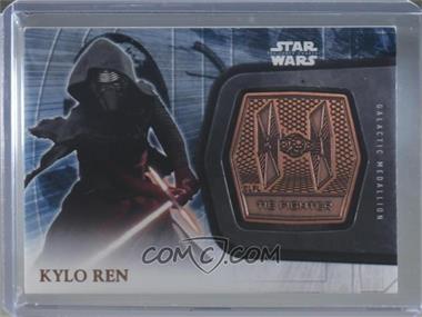 2016 Topps Star Wars: The Force Awakens Series 2 - Medallions - Bronze #12 - Kylo Ren