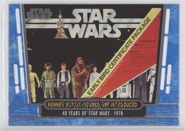 2017 Topps Star Wars 40th Anniversary - [Base] - Blue #62 - Kenner Action Figures are Introduced