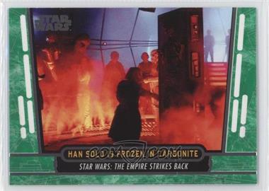 2017 Topps Star Wars 40th Anniversary - [Base] - Green #33 - Han Solo is Frozen in Carbonite