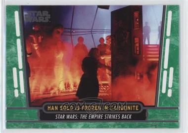 2017 Topps Star Wars 40th Anniversary - [Base] - Green #33 - Han Solo is Frozen in Carbonite