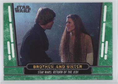 2017 Topps Star Wars 40th Anniversary - [Base] - Green #38 - Brother and Sister