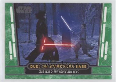 2017 Topps Star Wars 40th Anniversary - [Base] - Green #58 - Duel On Starkiller Base