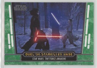 2017 Topps Star Wars 40th Anniversary - [Base] - Green #58 - Duel On Starkiller Base