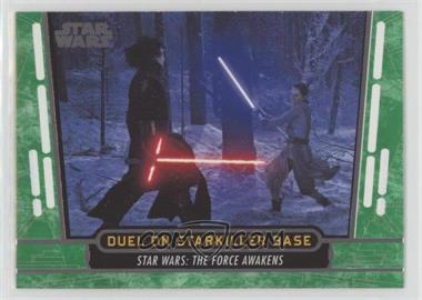 2017 Topps Star Wars 40th Anniversary - [Base] - Green #58 - Duel On Starkiller Base