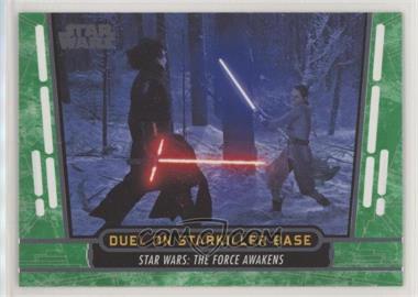 2017 Topps Star Wars 40th Anniversary - [Base] - Green #58 - Duel On Starkiller Base