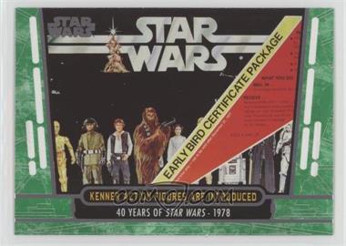 2017 Topps Star Wars 40th Anniversary - [Base] - Green #62 - Kenner Action Figures are Introduced