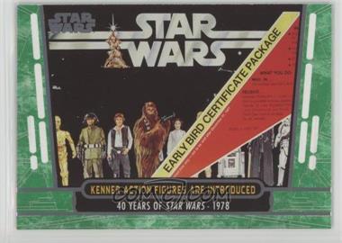 2017 Topps Star Wars 40th Anniversary - [Base] - Green #62 - Kenner Action Figures are Introduced