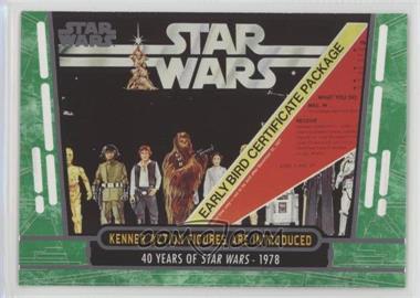 2017 Topps Star Wars 40th Anniversary - [Base] - Green #62 - Kenner Action Figures are Introduced