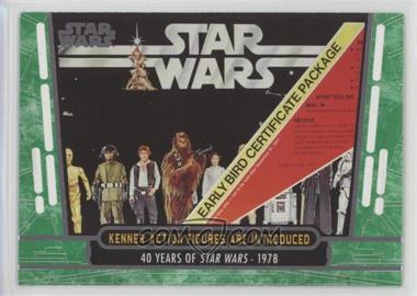 2017 Topps Star Wars 40th Anniversary - [Base] - Green #62 - Kenner Action Figures are Introduced